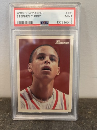 Stephen Curry #106 2009 Bowman '48 card