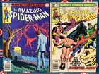 AMAZING SPIDER-MAN Lot of  2 #196 (VF), 214 (FN) (Marvel 1979) Newsstand Copies