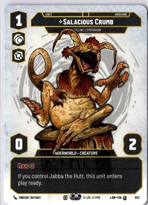Salacious Crumb - Cackling Companion (Prestige) - NM Special - A Lawless Time 82