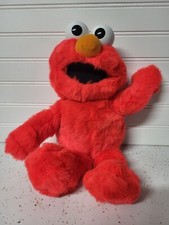 VTG 1995 Tyco Sesame Street Talking Alphabet Elmo Plush Stuffed Animal 16" Works