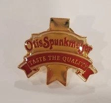 Otis Spunkmeyer "Taste the Quality" Collectible Lapel Hat Pin Cookie Pinchback
