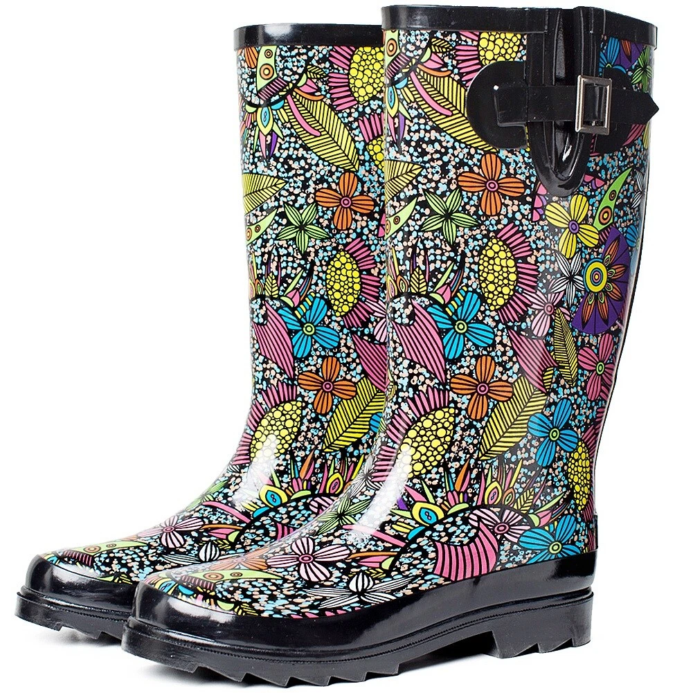 Ladies gum shop boots