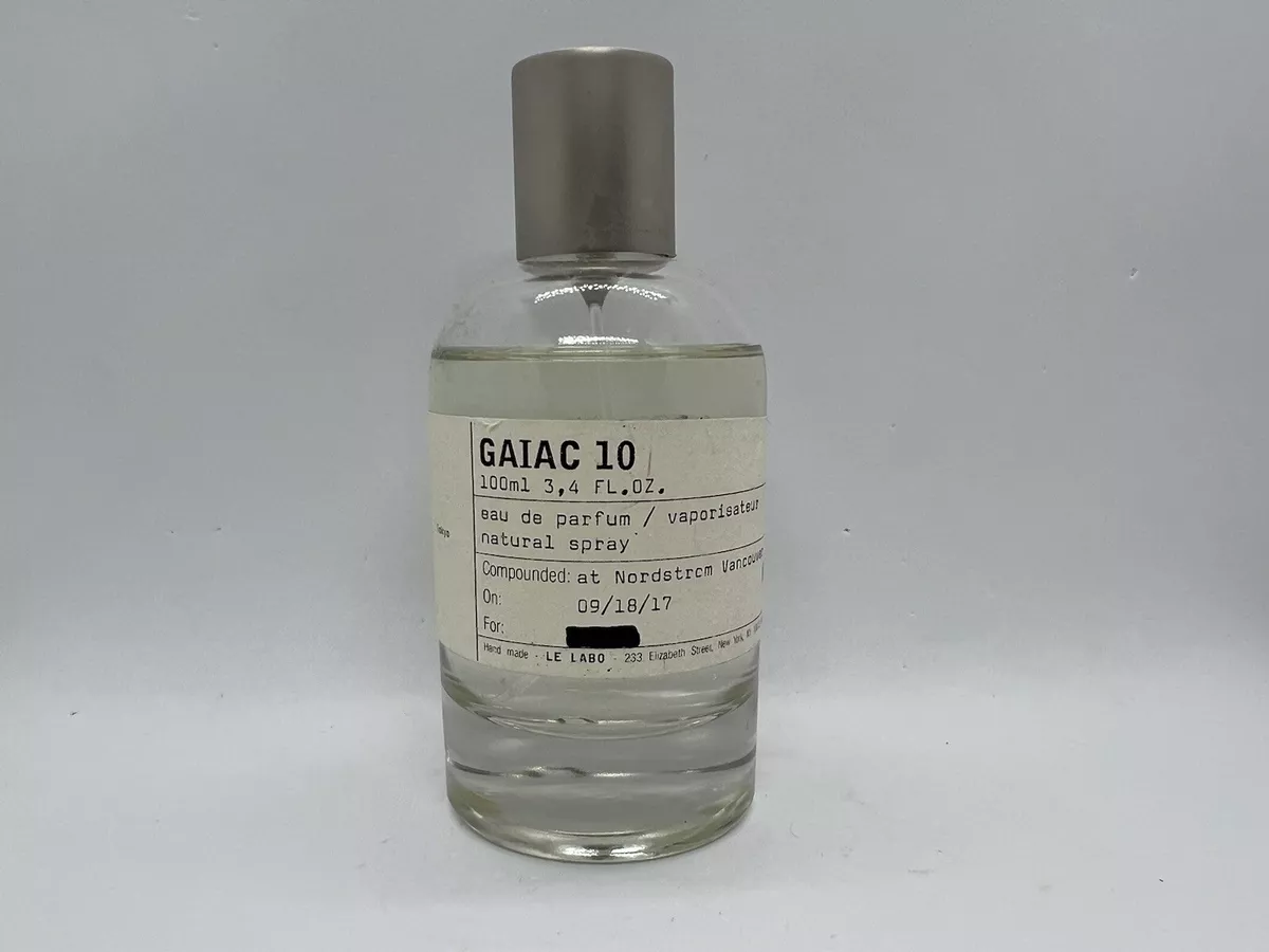 Le Labo Gaiac 10 edp Tokyo City Exclusive 3.4 oz/ 100ml No box See