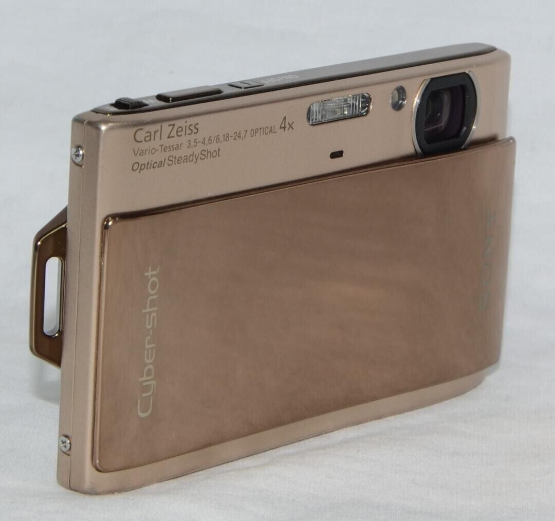Sony Cyber Shot DSC-TX1 10.2MP 4x Compact Digital Camera Gold only