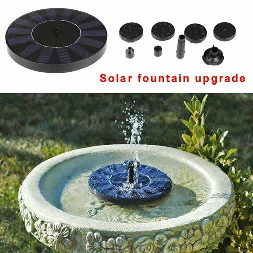 400L/H Solar Panel Powered Water Feature Pump Garden Pool Pond Aquarium Fountain - Picture 42 of 64