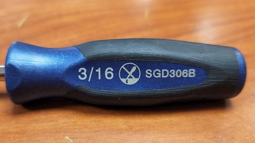 SNAP-ON SGD SERIES 7PC BLUE SOFT-GRIP SCREWDRIVER SET w/ BAG - Picture 9 of 18
