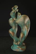 Plastic art sculpture Castor signed unique Prof em Andreas Loeschner-Gornau