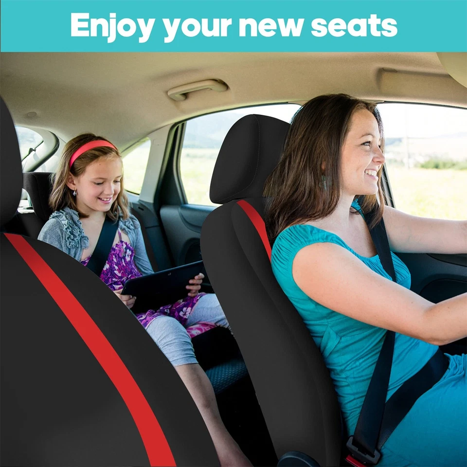 Para TODAS AS CAPAS DE ASSENTO DE CARRO SUBARU IMPREZA 5 lugares 9 peças CONJUNTO COMPLETO dianteiro + traseiro - Imagem 2 de 4