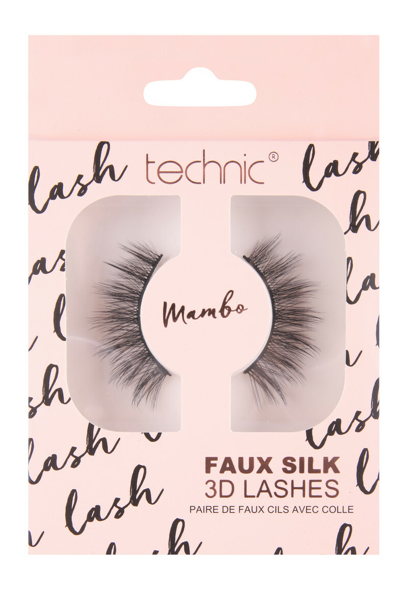 Technic Faux Mink 3D Lashes False Eyelashes Adhesive 3/4 Lashes Half 3