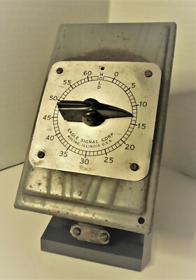 Vintage Collectible EAGLE SIGNAL CORP 115V, 60CY Timer RARE !