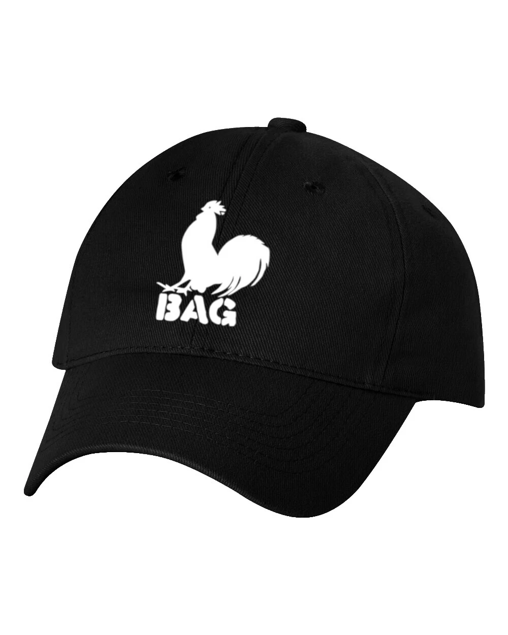 Black Cotton Baseball Caps for Men
