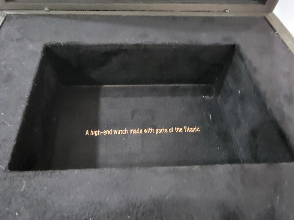 Romain Jerome Mens 'Titanic' Black Dial Black Rubber Strap Watch, Retail $14k - Image 4 of 4