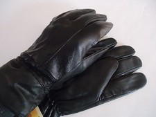 Men's Thinsulate Genuine Leather Driving Gloves, Black,S/M, Swany