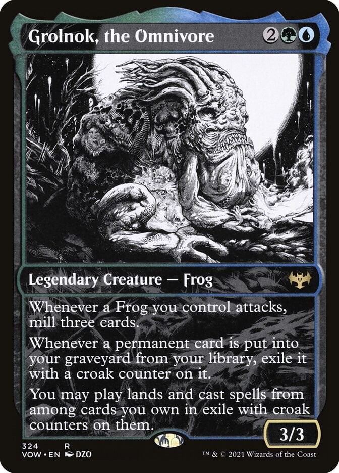 Grolnok, the Omnivore (Showcase) 324 Rare Innistrad: Crimson Vow MTG