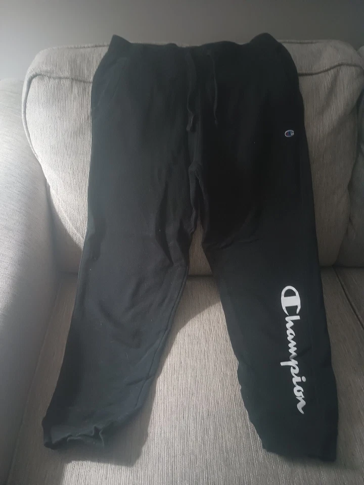 Champion Sweatpants Boys Youth Jogger XL Authentic Athleticwear Pocket Black - Image 4 of 4