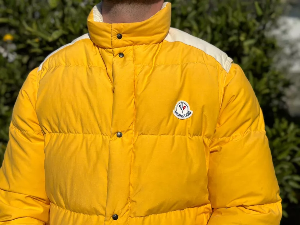 Grenoble Moncler 1986 Jacket Goose Down Piumino Quilted Jacket Size 4 L XL - Image 3 of 4