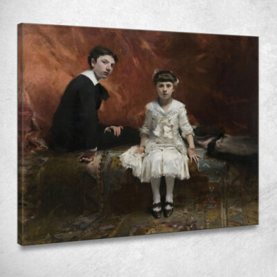 Portrait von Édouard und Marie-Louise Pailleron John Singer Sargent, jss248 Gemälde