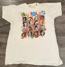 THE BANGLES Vintage Authentic Different Light 1986 Tour Shirt XL Screen Stars