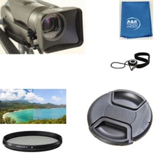 58mm Wide Angle  Lens Hood Filter Cap For Canon XA55 XA50 XA45 XA40 Camcorder 