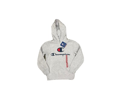 Champion Athletic Hoodie Kids Youth Size 5/6 NWT Oxford Heather
