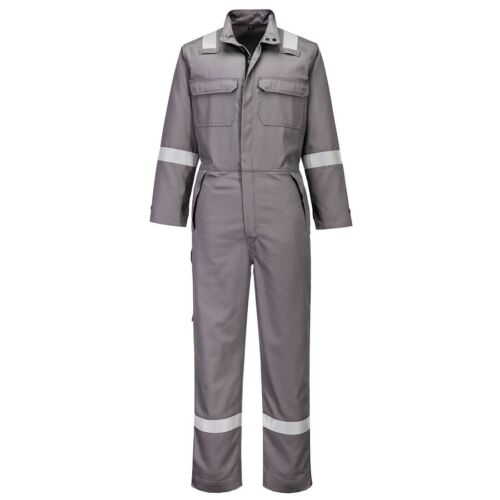 PORTWEST FR513 Bizflame Work Flame Resistant Coverall Welding Overall EN13034 UK - Picture 3 of 9