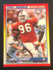 1990 Score CORTEZ KENNEDY Rookie Card RC #299