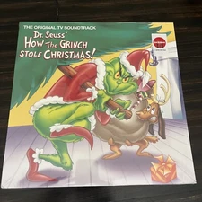 Dr Seuss How The Grinch Stole Christmas Exclusive Green Colored Vinyl LP Sealed
