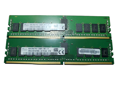 SKhynix DDR4 16GBセット8GB 2400MHz x2 DIMM SK Hynix 16GB RAM (8GB x 2) DDR4 2400MHz Kit 2RX8 PC4-2400T-RE1-11