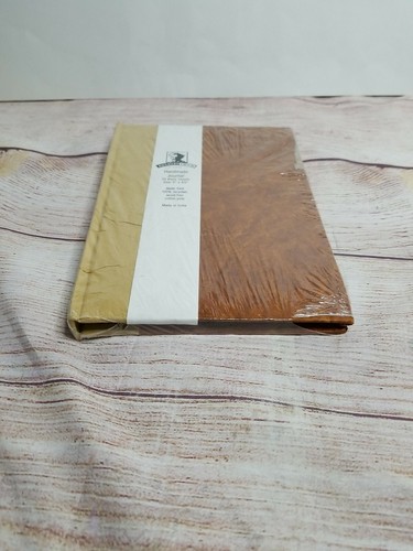 Nuevo con etiquetas Roxbury Twain Diario Hecho a Mano Tapa Rígida 100% Madera Reciclada Pulpa de Algodón Libre - Imagen 8 de 12