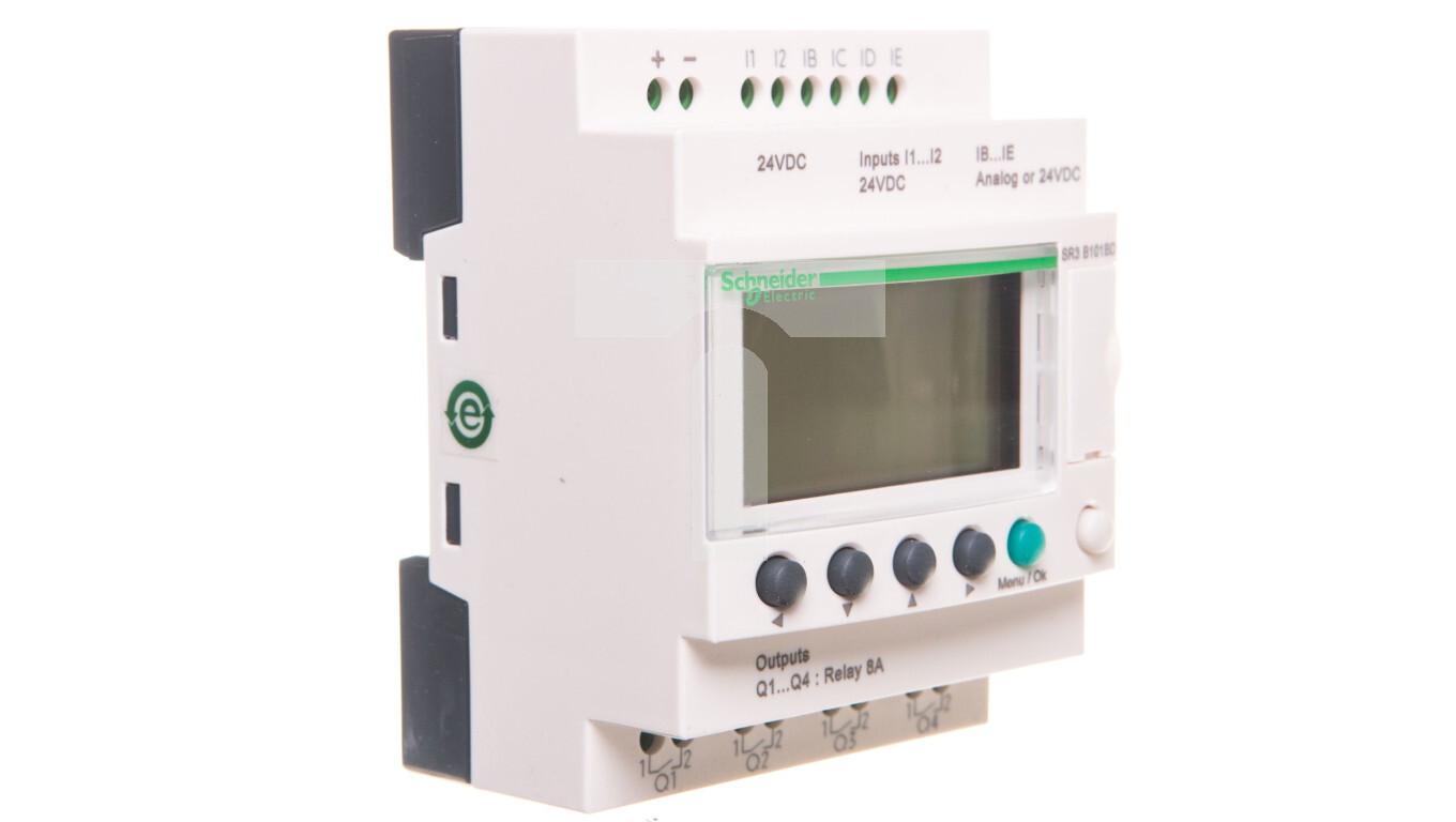 ZELIO LE programmable module, 6 digital inputs, 4 relay outputs 24V DC RT /T2UK