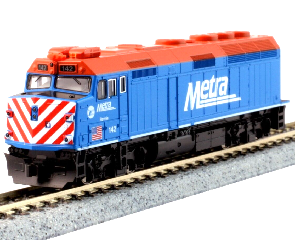 Kato N Scale ~ New 2025 ~ F40PH Chicago Metra ~ City of