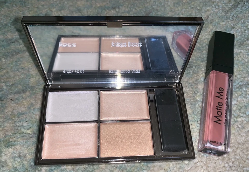 Sleek highlighter palette & liquid lipstick - brand new - Image 2 of 4