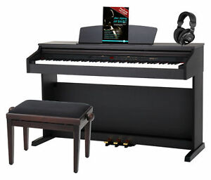 88 Tasten Digital E-Piano E-Klavier Piano Bank Kopfhörer Schule Keyboard Set
