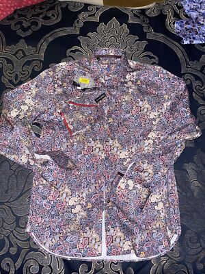NWT VISCONTI BLACK Mens S  SHIRT