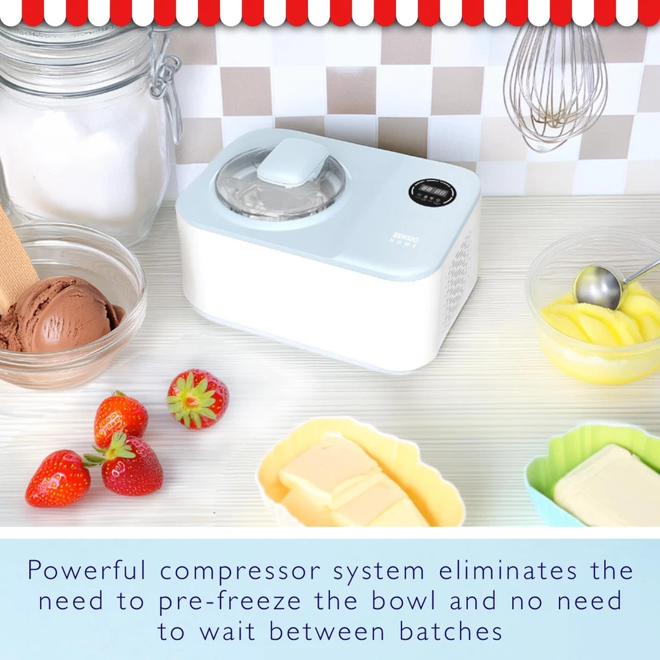 Fabricante de crème glacée et de desserts Sensio Home Icy Treats, crème glacée rapide professionnelle - Photo 4/4