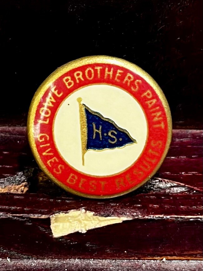 Antique Lowe Brothers Paint Co. Dayton OH Celluloid Advertising Pinback Mint