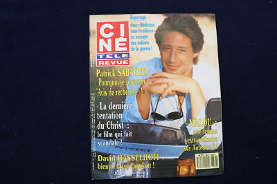 1988 SEPTEMBER 8 CINE TELE REVUE MAGAZINE - PATRICK SABATIER COVER - E 12048