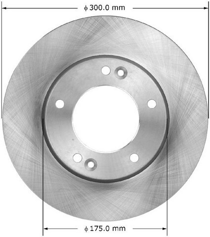Bendix PRT5895 BENDIX Disc Brake Rotor For 07-09 Kia Sorento