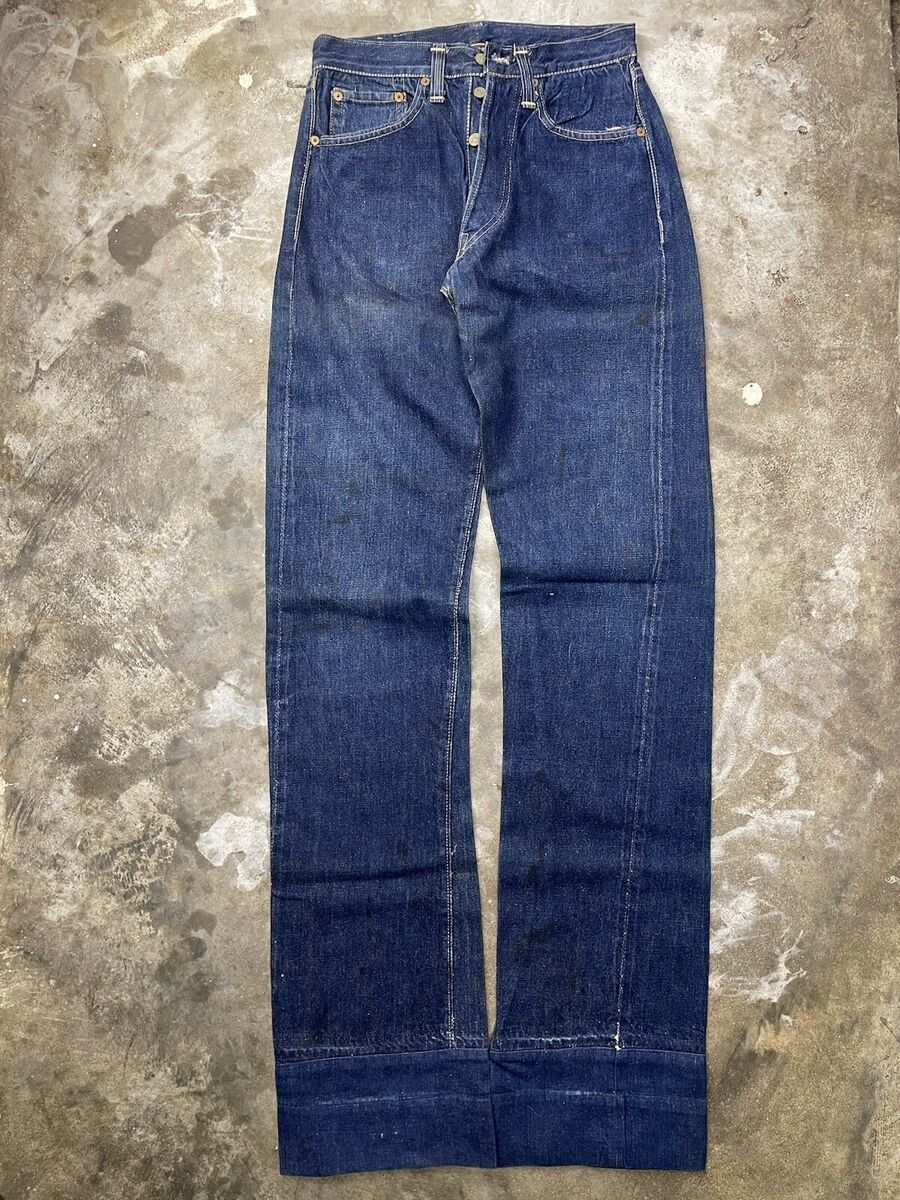 40's Levi's 501 Big E One Sided Tab Hidden Rivet Selvedge 40's Levi's 501 Big E One Sided Tab Hidden Rivet Selvedge