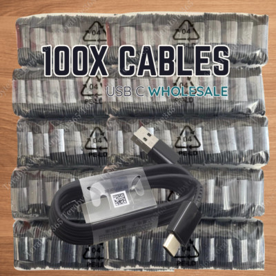 100Pack Lot For Samsung iPhone 15/16 4FT USB Type C Fast Charger Cable Data Cord