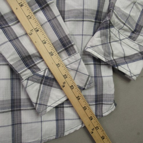 BKE Shirt Long Sleeve Mens Small Standard Fit Button Front Plaid Pockets - Picture 10 of 10