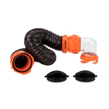 Camco 39768 RhinoFLEX 3' Black Tote Tank Sewer Hose Kit