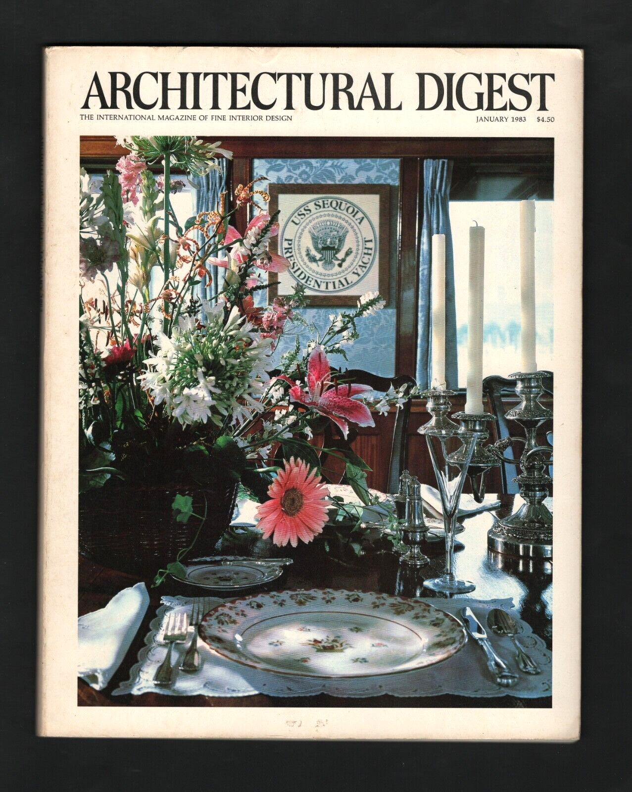 January – December 1983 Architectural Digest Magazine Full Year