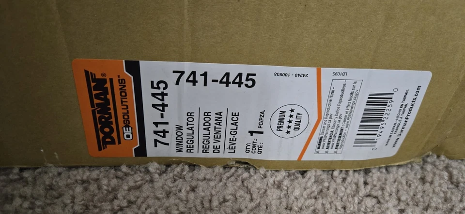 Regulador y motor de ventana de pasajero trasero para Cadillac/Chevy/GMC 2007-2014 Foto 2 de 4