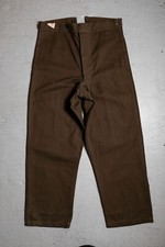 French 1950 60  s Vintage SNCF Railway Workers Pants
