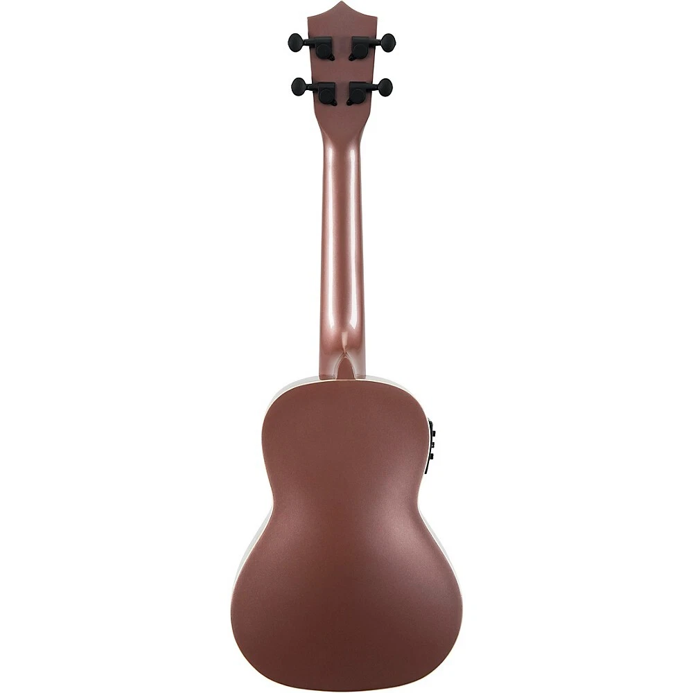 Mitchell MU50SE Acoustic Electric Concert Ukulele with Solid Cedar Top Rose Gold