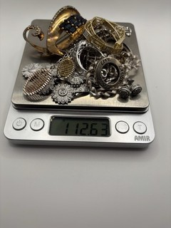 Mixed Lot of Vintage Sterling Silver Jewelry 112.63 Grams Scrap or Not