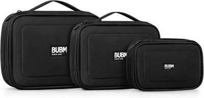 BUBM Triple Set Kabelorganizer Tasche 3 Größen 10 6x7