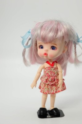 STO DOLL OB11 Dimple Tiantian Kis-chan, white teddy bear included