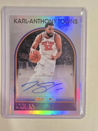 2025-26 Topps NBA Hoops Karl-Anthony Towns Auto 1989 Signatures